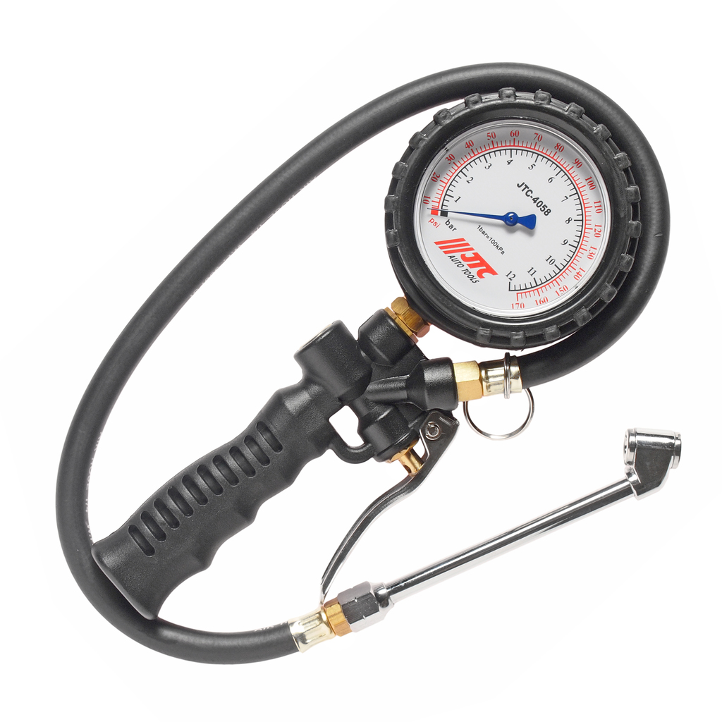 Манометр шинный 12атм. многофункциональный 170PSI JTC JTC-4058L