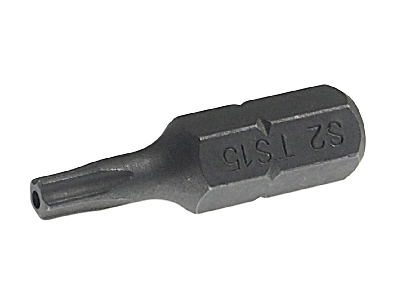 Бита TORX TS15Hх25мм 1/4" 5-ти гранная с отверстием JTC JTC-1192515