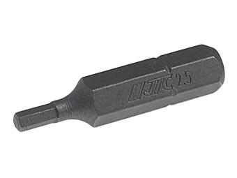 Бита HEX H2.5х30мм 1/4" DR 6-ти гранная JTC JTC-11530025
