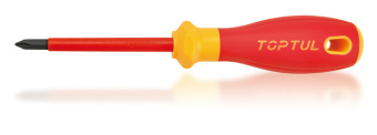 Отвертка крестовая VDE PH2x100 мм серии Pro-Plus TOPTUL FBEF0210V4